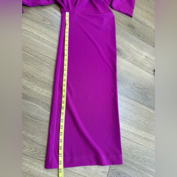 NWT Alexia Admor Willow Wide Leg Short Sleeve Jumpsuit in Magenta Size Small - Picture 10 of 12